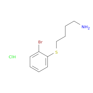 1-[(4-aminobutyl)sulfanyl]-2-bromobenzene hydrochloride
