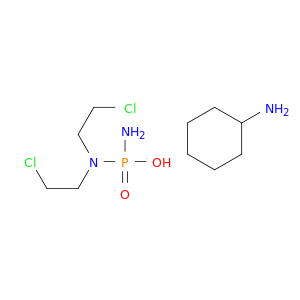 N,N-bis(2-chloroethyl)phosphorodiamidic acid compound with cyclohexanamine (1:1)