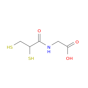 Glycine, N-(2,3-dimercapto-1-oxopropyl)-