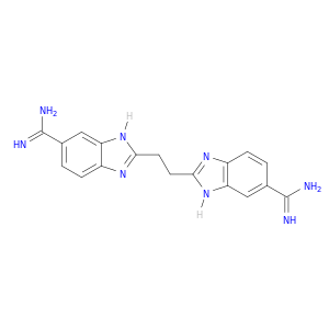 1H-Benzimidazole-6-carboximidamide,2,2'-(1,2-ethanediyl)bis-