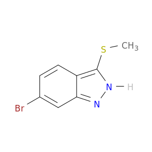 6-Bromo-3-(methylthio)-1H-indazole