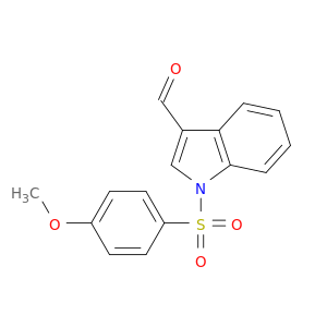 1H-Indole-3-carboxaldehyde, 1-[(4-methoxyphenyl)sulfonyl]-