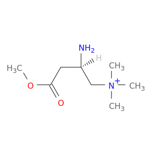 1-Butanaminium, 2-amino-4-methoxy-N,N,N-trimethyl-4-oxo-, (R)-