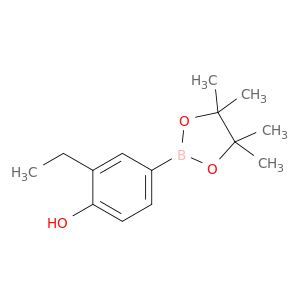 2-乙基-4-(4,4,5,5-四甲基-1,3,2-二氧硼杂环戊烷-2-基)苯酚