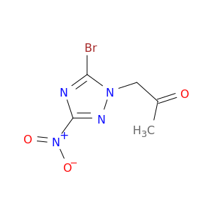 2-Propanone, 1-(5-bromo-3-nitro-1H-1,2,4-triazol-1-yl)-