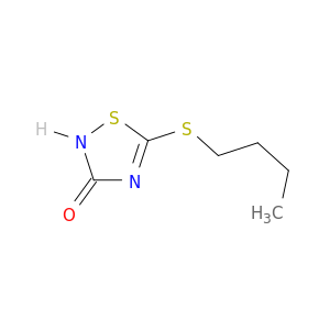 1,2,4-Thiadiazol-3(2H)-one, 5-(butylthio)-