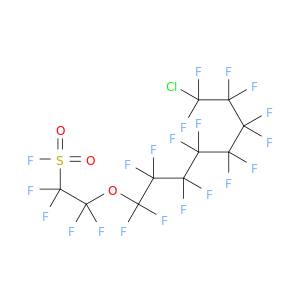 2-[(8-氯-1,1,2,2,2,3,3,4,4,5,5,6,6,6,7,8,8-己二氟辛基)氧]-1,1,2,2-四氟乙酰磺酰氟化物
