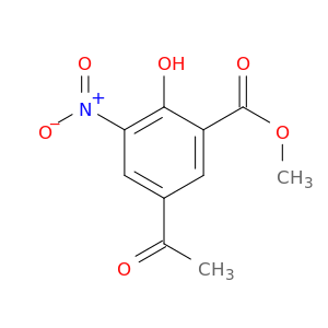 Benzoic acid, 5-acetyl-2-hydroxy-3-nitro-, methyl ester