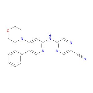 5-((4-Morpholino-5-phenylpyridin-2-yl)amino)pyrazine-2-carbonitrile