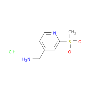 (2-(methylsulfonyl)pyridin-4-yl)methanamine hydrochloride