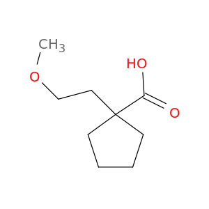 1-(2-methoxyethyl)cyclopentane-1-carboxylic acid
