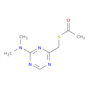 Ethanethioic acid, S-[[4-(dimethylamino)-1,3,5-triazin-2-yl]methyl] ester