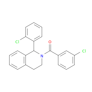 Isoquinoline, 2-(3-chlorobenzoyl)-1-(2-chlorophenyl)-1,2,3,4-tetrahydro-