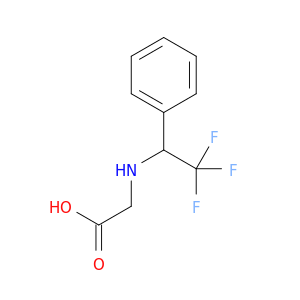 2-[(2,2,2-trifluoro-1-phenylethyl)amino]acetic acid