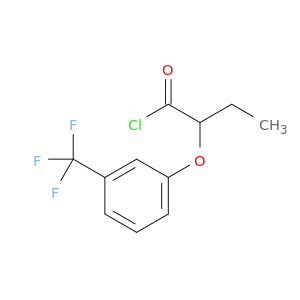 2-[3-(三氟甲基)苯氧基]丁酰氯化物