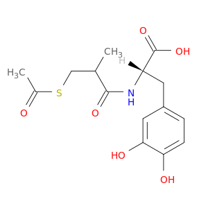 L-Tyrosine, N-[3-(acetylthio)-2-methyl-1-oxopropyl]-3-hydroxy-, (S)-