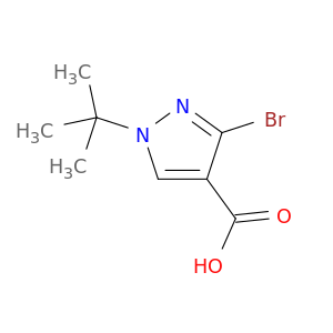 3-bromo-1-tert-butyl-1H-pyrazole-4-carboxylic acid