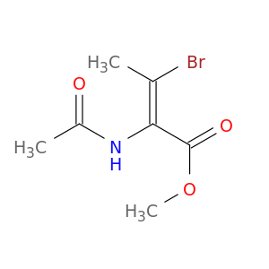 2-Butenoic acid,2-(acetylamino)-3-bromo-, methyl ester, (2E)-
