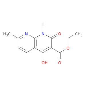 Ethyl 4-hydroxy-7-methyl-2-oxo-1,2-dihydro-1,8-naphthyridine-3-carboxylate