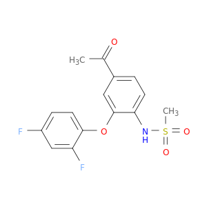 N-[4-乙酰基-2-(2,4-二氟苯氧基)苯基]-甲烷磺酰胺