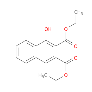 2,3-Naphthalenedicarboxylic acid, 1-hydroxy-, diethyl ester