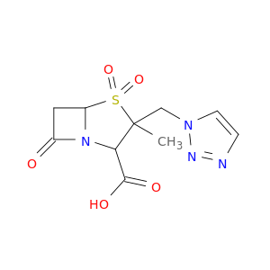 3-methyl-7-oxo-3-(1h-1,2,3-triazol-1-ylmethyl)-4-thia-1-azabicyclo[3.2.0]heptane-2-carboxylic acid 4,4-dioxide