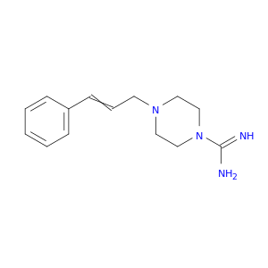 1-Piperazinecarboxamidine, 4-cinnamyl-