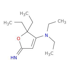 3-Furanamine, N,N,2,2-tetraethyl-2,5-dihydro-5-imino-