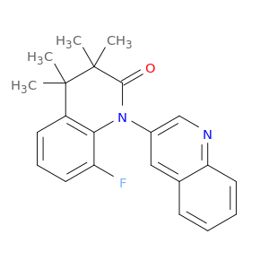 [1(2H),3'-Biquinolin]-2-one, 8-fluoro-3,4-dihydro-3,3,4,4-tetramethyl-