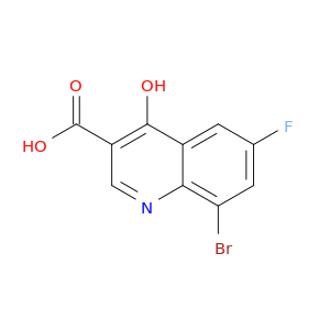 8-溴-6-氟-4-羟基-3-喹啉羧酸
