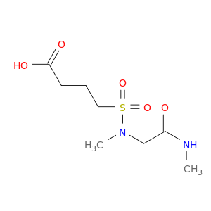 4-{Methyl[(methylcarbamoyl)methyl]sulfamoyl}butanoic Acid