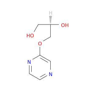 1,2-Propanediol, 3-(pyrazinyloxy)-, (2R)-