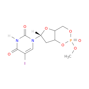5-IODO-1-[(6R)-2-METHOXY-2-OXIDOTETRAHYDRO-4H-FURO[3,2-D][1,3,2]DIOXAPHOSPHININ-6-YL]PYRIMIDINE-2,4(1H,3H)-DIONE