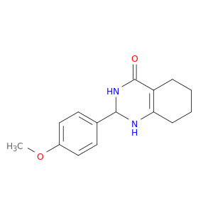 4(1H)-Quinazolinone, 2,3,5,6,7,8-hexahydro-2-(4-methoxyphenyl)-