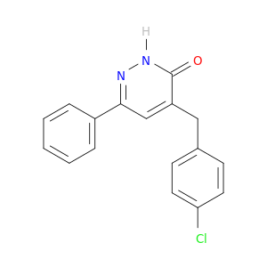 3(2H)-Pyridazinone, 4-[(4-chlorophenyl)methyl]-6-phenyl-