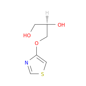 1,2-Propanediol, 3-(4-thiazolyloxy)-, (2R)-