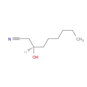 Nonanenitrile, 3-hydroxy-, (3R)-