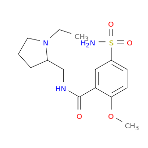 N-[(1-乙基-2-吡咯烷基)甲基]-2-甲氧基-5-氨基磺酰基-苯甲酰胺