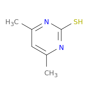2(1H)-嘧啶硫硫基,4,6-二甲基,盐酸盐(1:?)