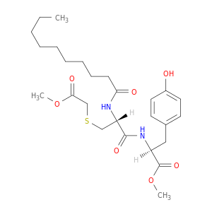 N-(S-(2-METHOXY-2-OXOETHYL)-N-(1-OXODECYL)-L-CYSTEINYL)-L-TYROSINE METHYL ESTER