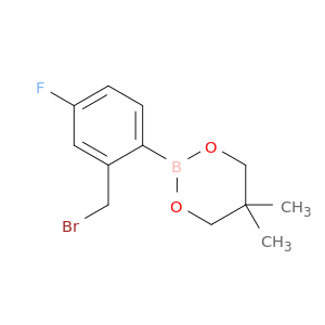 2-溴甲基-4-氟苯硼酸新戊二醇酯