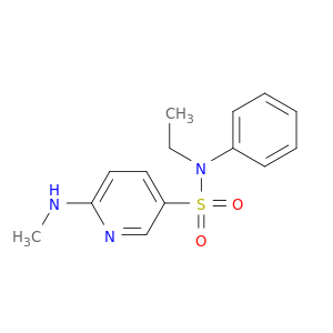 N-ETHYL-6-METHYLAMINO-N-PHENYL-PYRIDINE-3-SULFONAMIDE