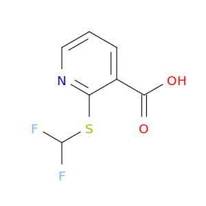 2-[(difluoromethyl)sulfanyl]pyridine-3-carboxylic Acid