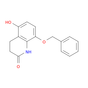 2(1H)-Quinolinone, 3,4-dihydro-5-hydroxy-8-(phenylmethoxy)-