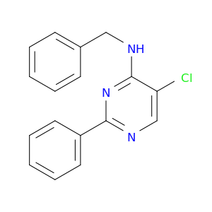 4-Pyrimidinamine, 5-chloro-2-phenyl-N-(phenylmethyl)-