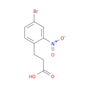 3-(4-溴-2-硝基苯基)丙酸