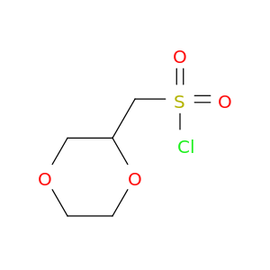 1,4-Dioxan-2-ylmethanesulfonyl chloride