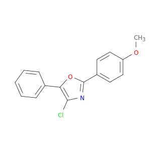 Oxazole, 4-chloro-2-(4-methoxyphenyl)-5-phenyl-