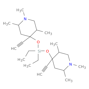 Piperidine, 4,4'-[(diethylsilylene)bis(oxy)]bis[4-ethynyl-1,2,5-trimethyl-