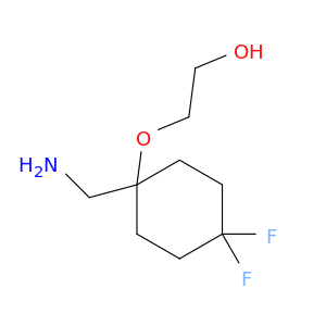 2-{[1-(aminomethyl)-4,4-difluorocyclohexyl]oxy}ethan-1-ol